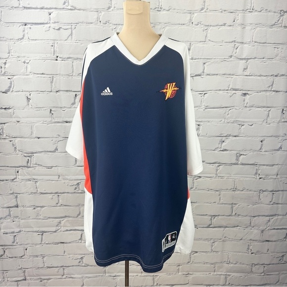 NBA Other - Golden State Warriors Adidas Climate 365 Warm Up Jersey Men’s XL NBA Basketball